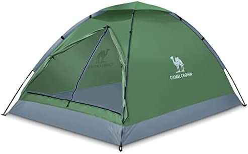 CAMEL CROWN 2/3/4/5 Person Camping Dome Tent, Waterproof,Spacious, Lightweight Portable Backpacking Tent for Outdoor Camping/Hiking