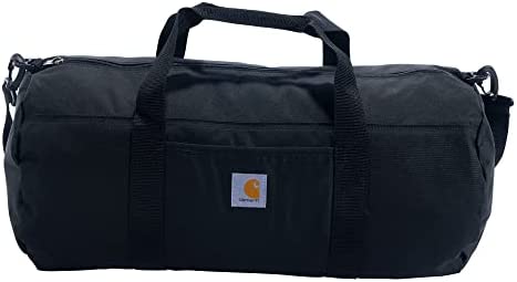 Carhartt 40L Lightweight Duffel + Utility Stash Pouch, Heavy-Duty Packable Gear Bag for Jobsite, Gym, Travel
