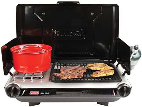 Coleman Gas Camping Grill/Stove | Tabletop Propane 2 in 1 Grill/Stove, 2 Burner - Image 10