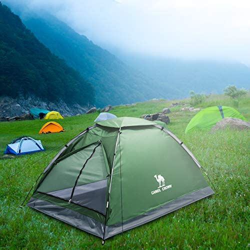 CAMEL CROWN 2/3/4/5 Person Camping Dome Tent, Waterproof,Spacious, Lightweight Portable Backpacking Tent for Outdoor Camping/Hiking - Image 7