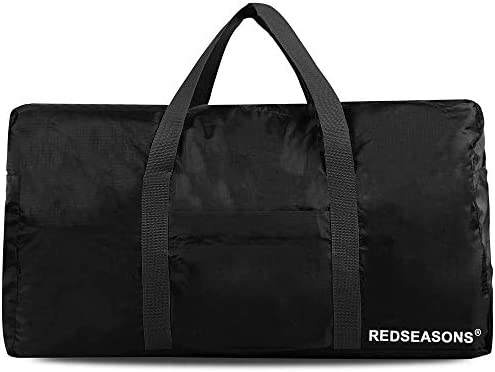 REDSEASONS Extra Large Duffle Bag Lightweight, 96L Travel Duffle Bag Foldable for Men Women, Black - Image 2